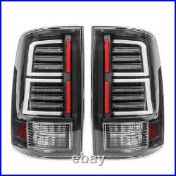 Tail Lights Fits 2009-2018 Dodge Ram 1500/2500/3500 LED Sequential Signal Lamps