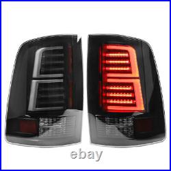 Tail Lights Fits 2009-2018 Dodge Ram 1500/2500/3500 LED Sequential Signal Lamps