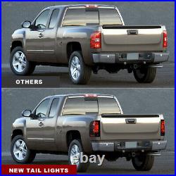 Tail Lights For 2007-2013 Chevy Silverado 1500 2500 3500 Sequential LED Lamp