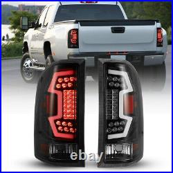 Tail Lights For 2007-2013 Chevy Silverado 1500 2500 3500 Sequential LED Lamp