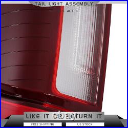 Tail Lights For 2020-2022 Ford F250 LED with Blind Spot Red Clear Left+Right Side
