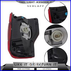 Tail Lights For 2020-2022 Ford F250 LED with Blind Spot Red Clear Left+Right Side