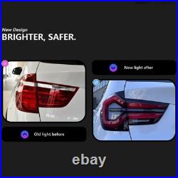 Tail Lights For BMW X3 F25 2011 2012-17 Upgrade Set LED Rear Brake Signal Lamps