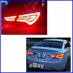Tail Lights For Hyundai Sonata 2011-2014 LED Rear Lights Lamp Assembly Taillight