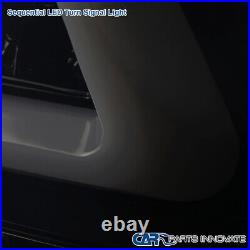 Tail Lights For Subaru 15-21 WRX/WRX STI Black Smoke LED Sequential Signal Lamps