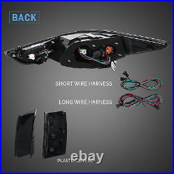 Tail Lights LED For 2011-2014 Hyundai Sonata Brake Smoke Lens Lightbar LH+RH