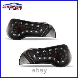 Tail Lights for 2013-2016 Scion FR-S/2017-2020 Toyota 86 Black Smoke Rear Lamps
