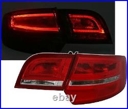 Tail Lights for AUDI A3 8PA 04-08 SPORTBACK Red White LED WorldWide FreeShip US