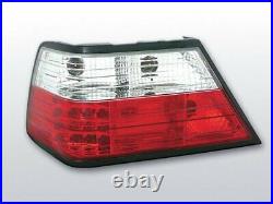 Tail Lights for Mercedes W124 E-CLASS 85-95 Red White LED CA LDME02 XINO CA
