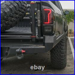 Tail lights 2016-2021 For Toyota Tacoma LED Rear Lamps Assembly Black Smoke