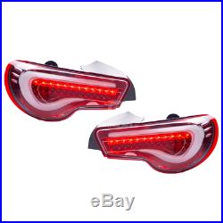 Toyota 86 Subaru BRZ FRS LED Tail Light Valenti Sequential Clear Red USDM 13-20