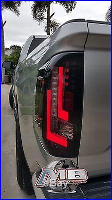 Toyota Tundra Truck Black Smoked LED Tail Lights 2014-2017 WINJET WJ20-0377-05