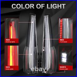 Transparent LED Tail Lights Rear Lamps For 2015-2020 Chevy Tahoe Suburban 1500