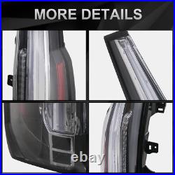 Transparent LED Tail Lights Rear Lamps For 2015-2020 Chevy Tahoe Suburban 1500