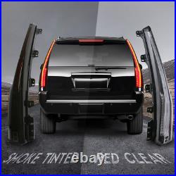 Transparent LED Tail Lights Rear Lamps For 2015-2020 Chevy Tahoe Suburban 1500