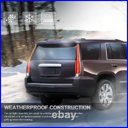 Transparent LED Tail Lights Rear Lamps For 2015-2020 Chevy Tahoe Suburban 1500