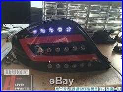 Two Plus Auto Surface Emitting LED Custom Taillights for Hyundai Tuscani RED