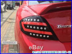 Two Plus Auto Surface Emitting LED Custom Taillights for Hyundai Tuscani WHITE