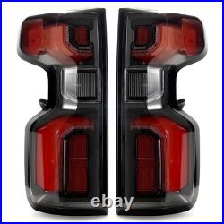 Upgrade Tail Lights For 2019-2023 Chevy Silverado 1500 LED Black Pair Conversion