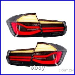VLAND 2 Tail Lights For BMW 3 Series F30 2012-2015 Sequential Indicator Clear