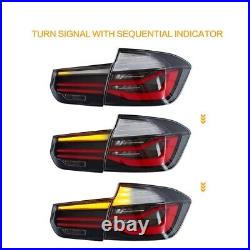 VLAND 2 Tail Lights For BMW 3 Series F30 2012-2015 Sequential Indicator Clear