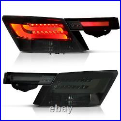 VLAND 4pcs LED Tail Lights For 2008-2012 Honda Accord Sedan Rear Brake Lamps