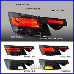 VLAND 4pcs LED Tail Lights For 2008-2012 Honda Accord Sedan Rear Brake Lamps