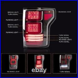 VLAND Black Headlights+Clear Tail lights For Ford F-150 2018-20 LED Lampa 2pair