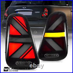 VLAND Clear LED Rear Tail Lights For 2001-2006 Mini Cooper R50 R52 R53 withStartup