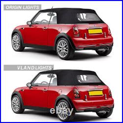 VLAND Clear LED Rear Tail Lights For 2001-2006 Mini Cooper R50 R52 R53 withStartup