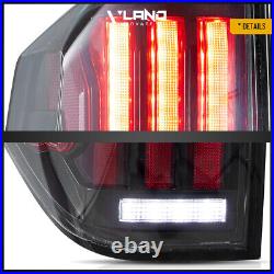VLAND Clear LED Tail Lights For 2014-2021 Toyota Tundra WithAnimation&Sequential