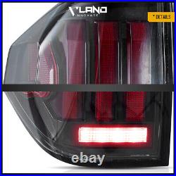 VLAND Clear LED Tail Lights For 2014-2021 Toyota Tundra WithAnimation&Sequential