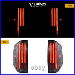 VLAND Clear LED Tail Lights For 2014-2021 Toyota Tundra WithAnimation&Sequential