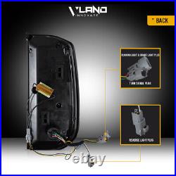 VLAND Clear LED Tail Lights For 2014-2021 Toyota Tundra WithAnimation&Sequential
