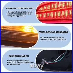 VLAND Clear Lens LED-Tail Lights For Subaru-WRX & STI 2014-2021 Rear Brake-Lamps