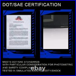 VLAND FULL LED Tail Lights Fit 2007-2014 Yukon Suburban Tahoe SMOKED LENS Pair