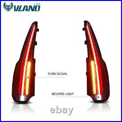 VLAND Fits For 2015-2020 GMC Yukon Tail Lights LED Brake Cadillac Escalade Style