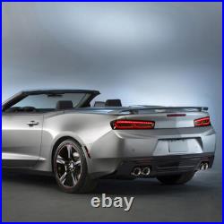 VLAND For 2016-2018 Chevy Camaro Led Smoked Black Tail Lights WithRed Sequential