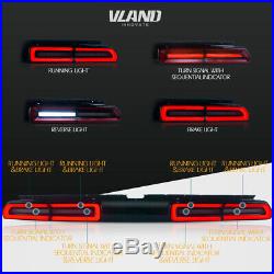VLAND For Dodge Challenger 2008-2014 LED Headlights&LED Tail Lights Red Assmbly