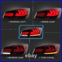 VLAND Full LED Sequential Tail Lights Lamp for Honda Accord Sedan 2013 2014 2015