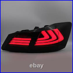 VLAND Full LED Sequential Tail Lights Smoked for Honda Accord Sedan 2013-2015