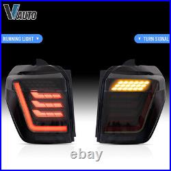 VLAND Full LED Tail Lights For 14-22 Toyota 4Runner Smoke Lens Rear Lights A Set