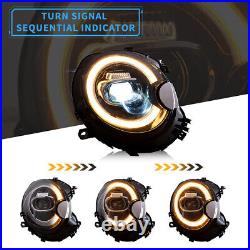 VLAND LED Headlights + SMOKED Tail Lights For 2007-2013 Mini Cooper S R56 R57