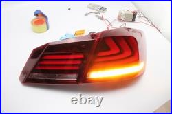 VLAND LED Rear Tail Lights For Honda Accord 2013-2015 Sequential DRL 4Door Sedan