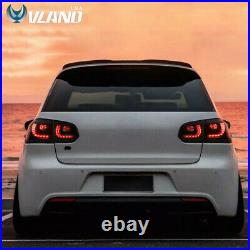 VLAND LED Smoked Tail Lights For VW Volkswagen Golf 6 MK6 GTI R 2010-2014