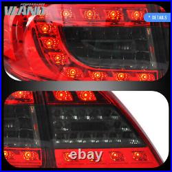 VLAND LED Tail Lights Assembly For 2011-2013 Toyota Corolla Red Rear Brake Lamps