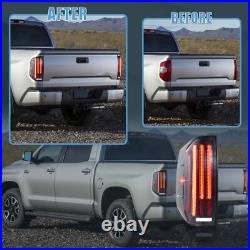 VLAND LED Tail Lights Brake Lamps Pair For 2014-2021 Toyota Tundra withSequential VLAND LED Tail Lights Brake Lamps Pair For 2014-2021 Toyota Tundra withSequential