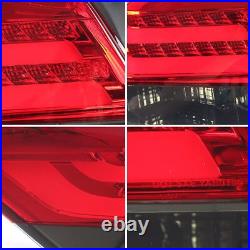 VLAND LED Tail Lights Fit Honda Accord EX EX-L Sedan 2008-2012 Brake Rear Lamps