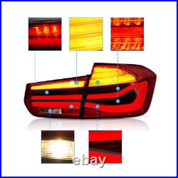 VLAND LED Tail Lights For 12-18 BMW F30 F35 Sedan/F80 M3 LCI Style Red Rear Lamp