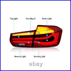 VLAND LED Tail Lights For 12-18 BMW F30 F35 Sedan/F80 M3 LCI Style Red Rear Lamp